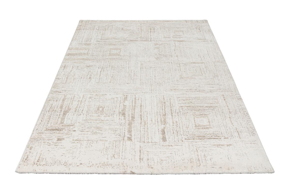 Flachwebteppich My Parma 512 Cream 60x110 - Creme, Basics, Textil (60/110cm) - Obsession