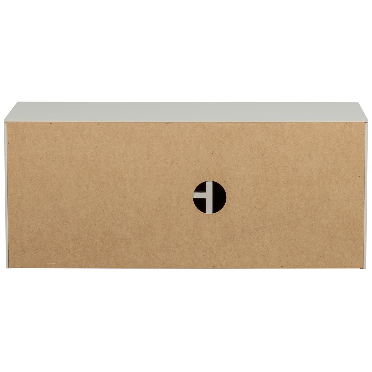 LOWBOARD Settle Down Grau B: 108cm - Grau, Design, Holz (108/45/44cm) - Livetastic