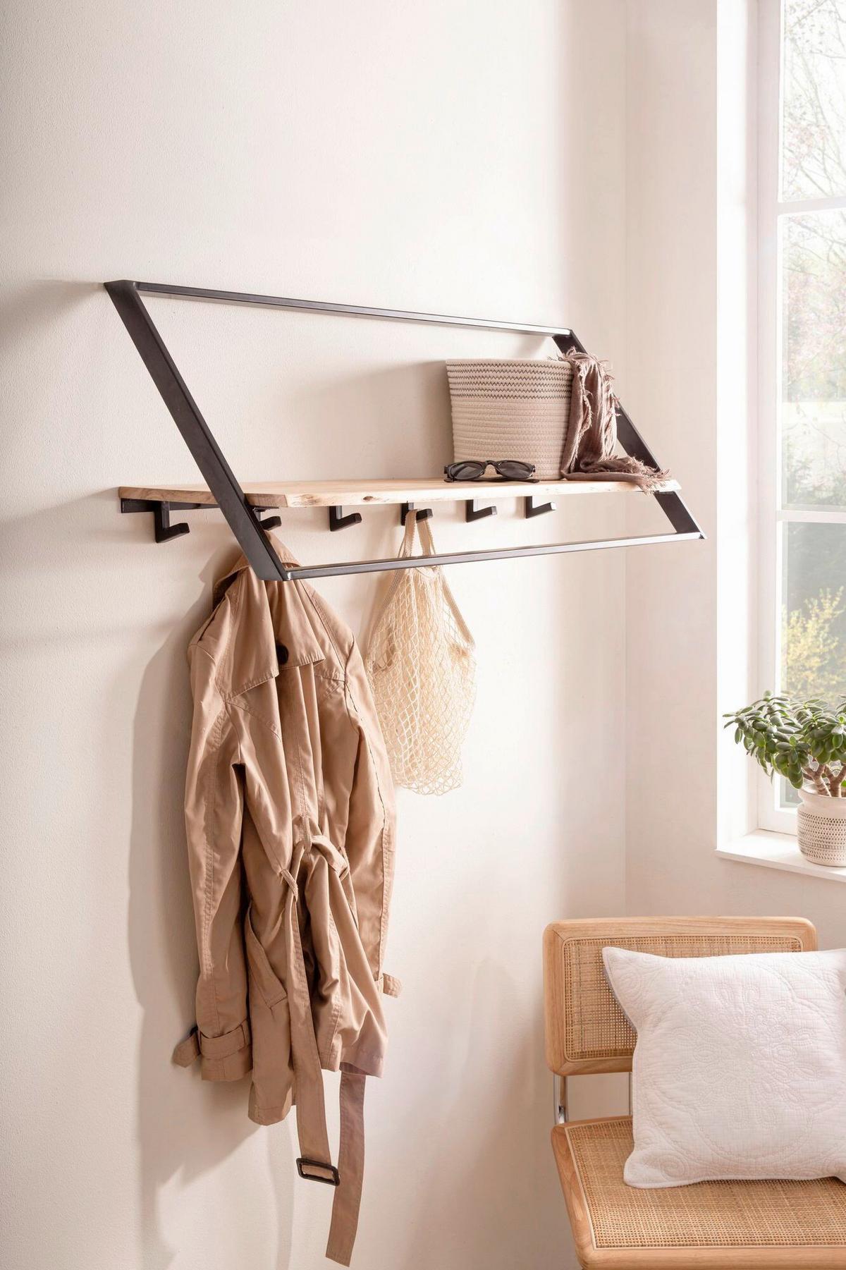 GARDEROBE Akaziefarben B: 100cm - Akaziefarben, Design, Holz (100/40/32,5cm) - Livetastic