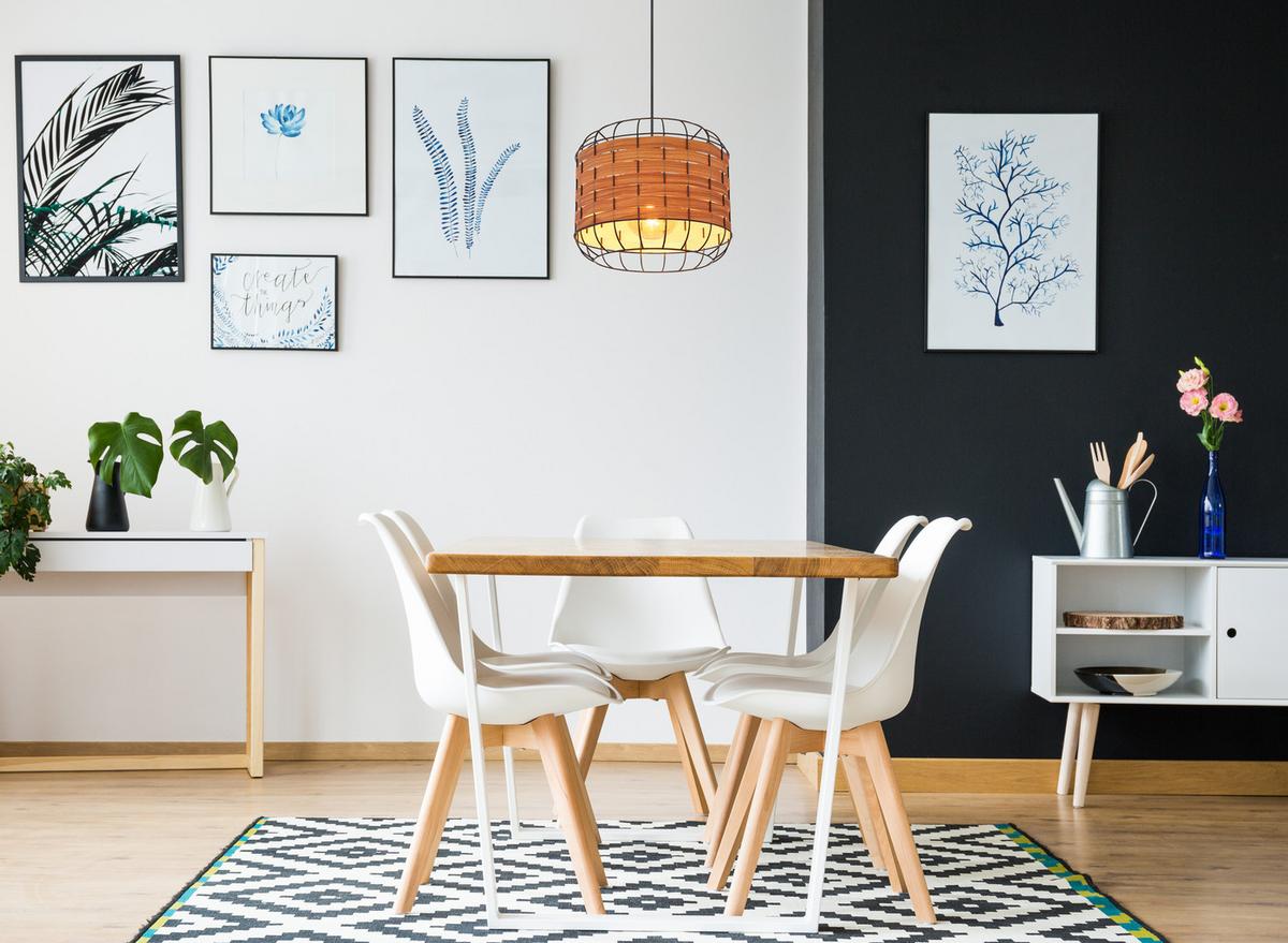 Hängeleuchte H: 120 cm 1-Flammig - Schwarz/Braun, KONVENTIONELL, Kunststoff/Metall (35/120cm) - Globo