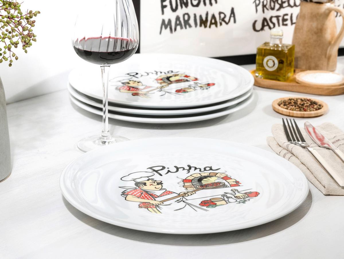 Pizzateller Milano Keramik, Multicolor - Multicolor, Basics, Keramik (30cm) - Creatable