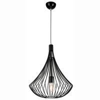 Pendelleuchte 29627_balerina_black - Schwarz, Design, Metall (90/38/40cm)
