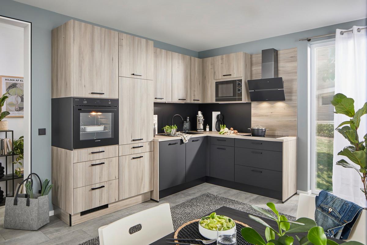 Eckküche Pn100/210 - Design, Holzwerkstoff (298/205cm) - Pino