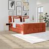 Boxspringbett Mit Topper & Bettkasten 180x200 Medino - Rostfarben, KONVENTIONELL, Holz/Holzwerkstoff (180/200cm) - Luca Bessoni