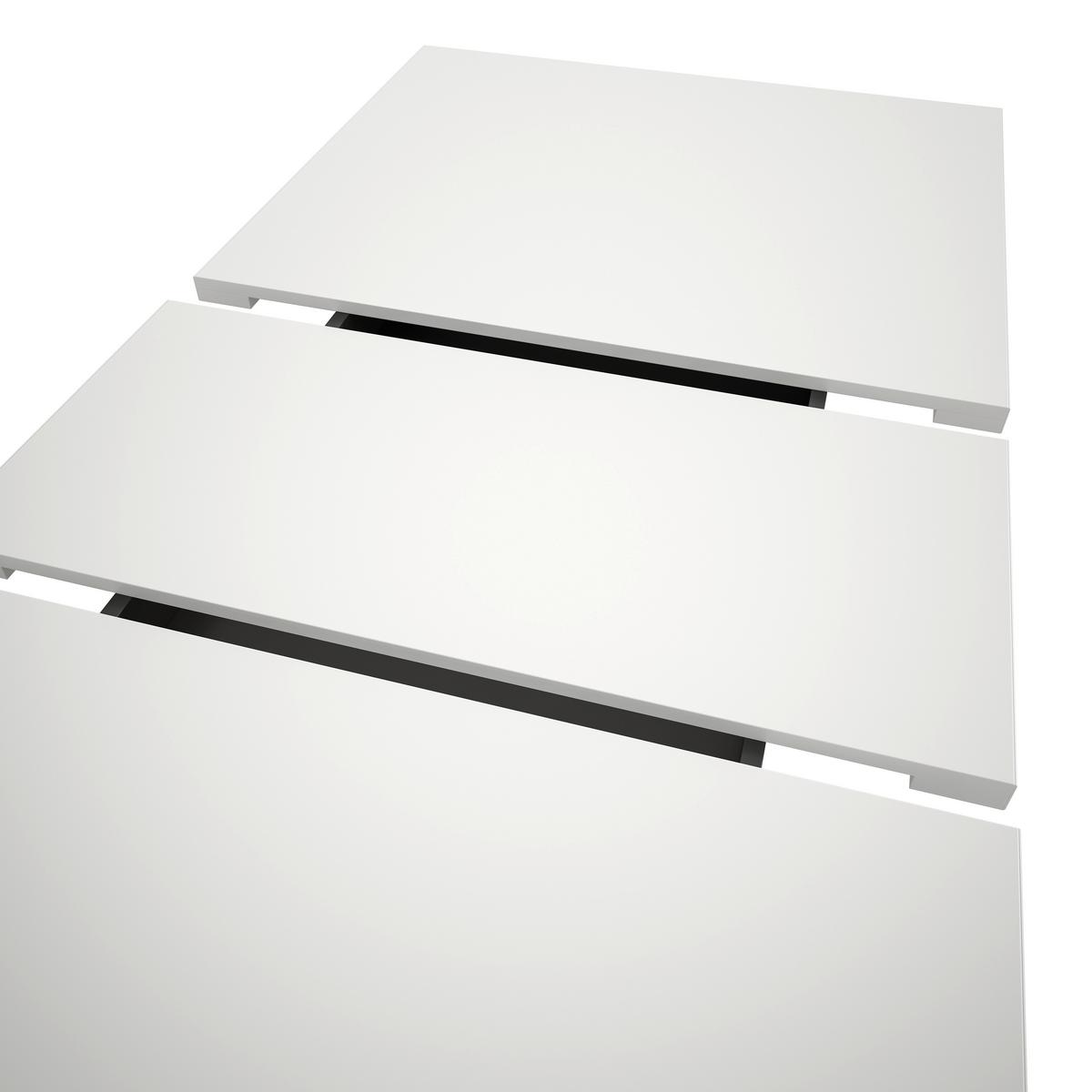 Ausziehtisch Marlon B: 150-190 cm, Melamin Dekor Arisan Weiß - Eiche Artisan/Weiß, KONVENTIONELL, Holzwerkstoff (150-190/76/90cm)
