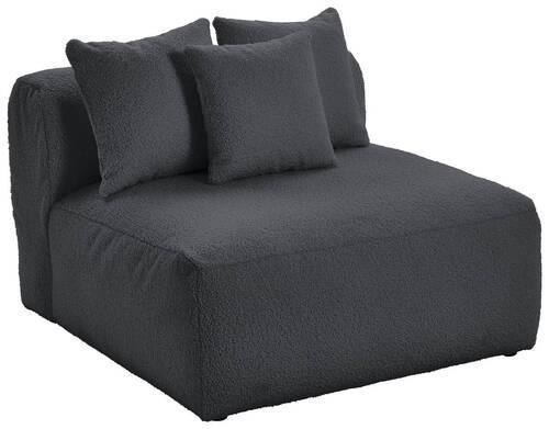 Modul Sofa Bloom 2er-sofa Dunkelgrau - Dunkelgrau, Trend, Textil (100/70/122cm) - Livetastic