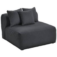 Modul Sofa Bloom 2er-sofa Dunkelgrau - Dunkelgrau, Trend, Textil (100/70/122cm) - Livetastic
