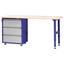 Werkstattschrank 3 Laden 67cm Grau/blau - Blau/Grau, KONVENTIONELL, Metall (67/84,5/46,5cm) - Erba Werkstattschrank 3 Laden 67cm Grau/blau - Blau/Grau, KONVENTIONELL, Metall (67/84,5/46,5cm) - Erba