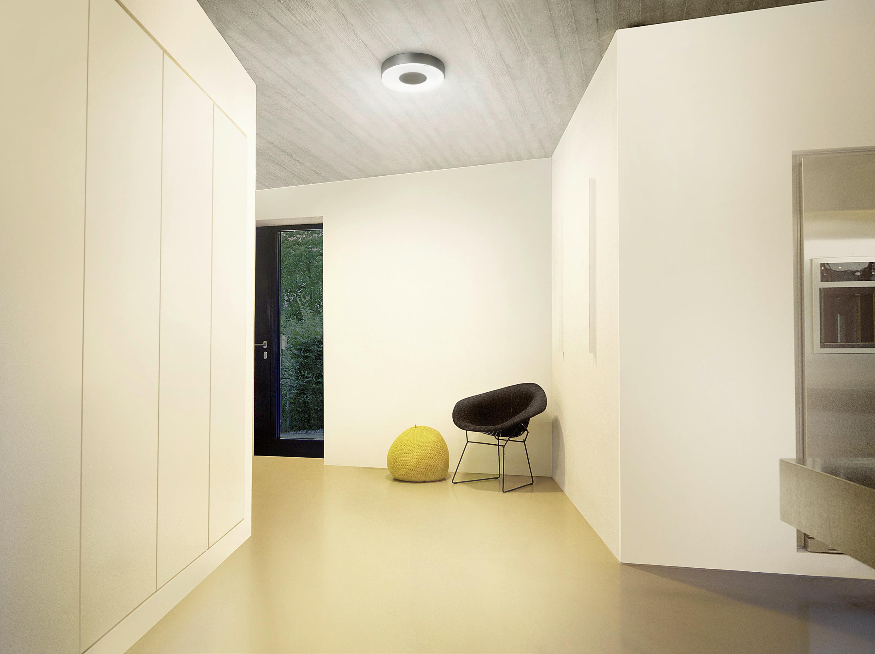 Led-deckenleuchte Led Innenleuchte Rs 200 Sc - Anthrazit, Basics, Kunststoff (26,3/26,3/5,3cm) - Steinel