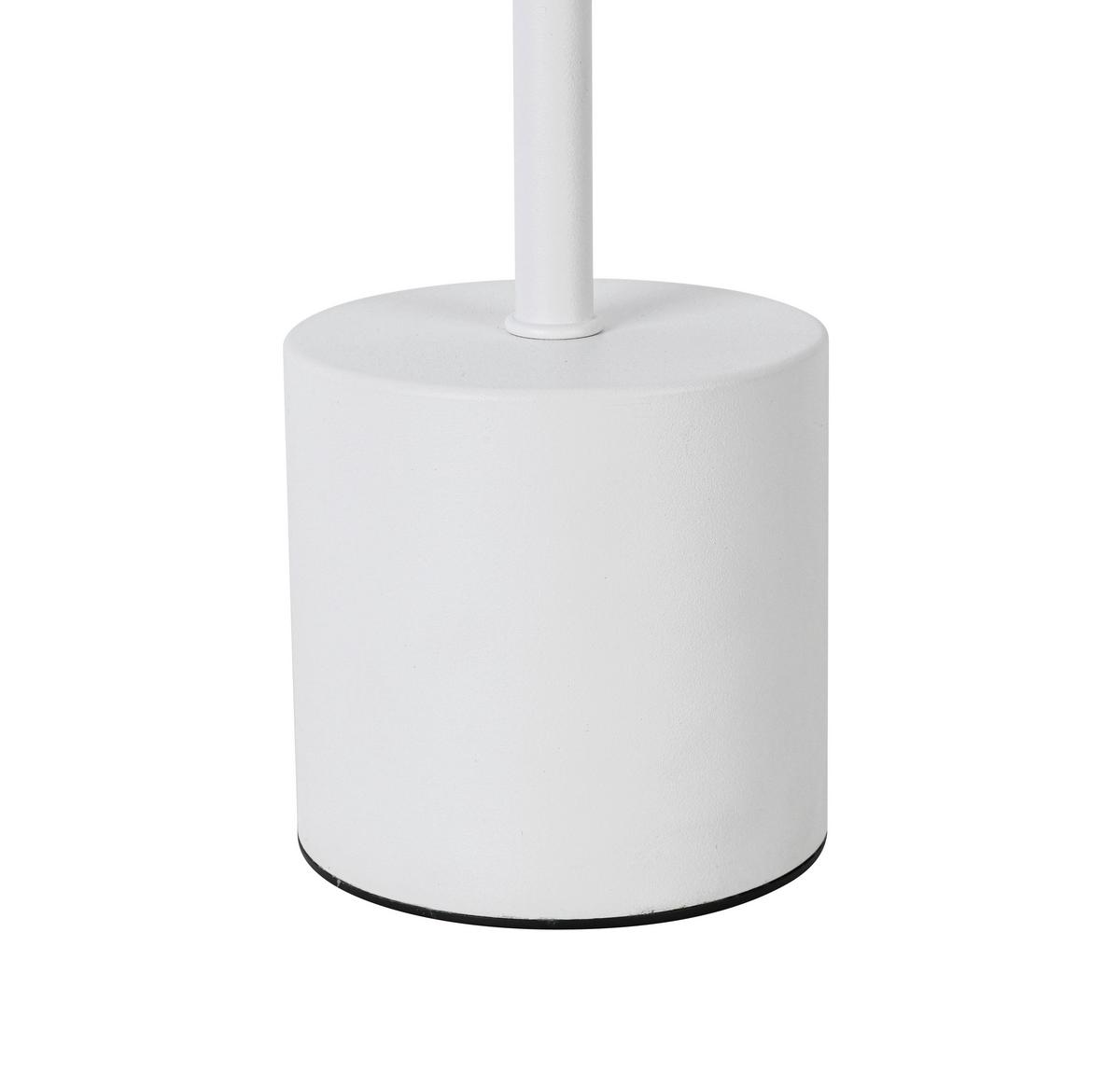 STOLNÍ LED LAMPA TIPL - bílá, Konvenční, kov/plast (8/32cm) - Mömax