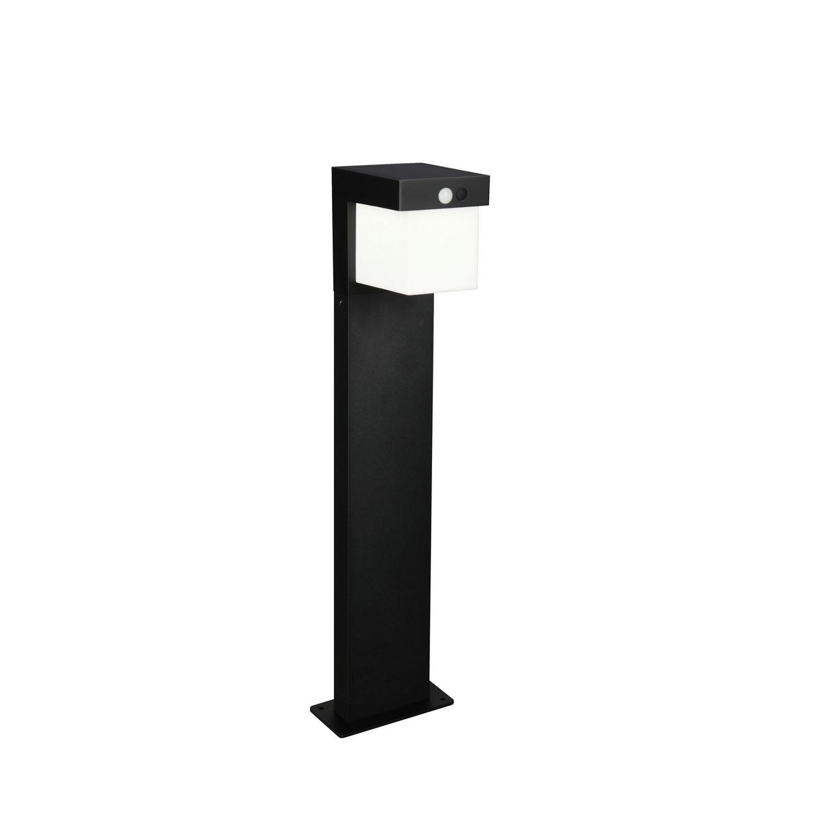Wegeleuchte Colombo Schwarz Weiß L: 14 Cm - Schwarz/Weiß, Design, Kunststoff/Metall (14/15,5/50cm)