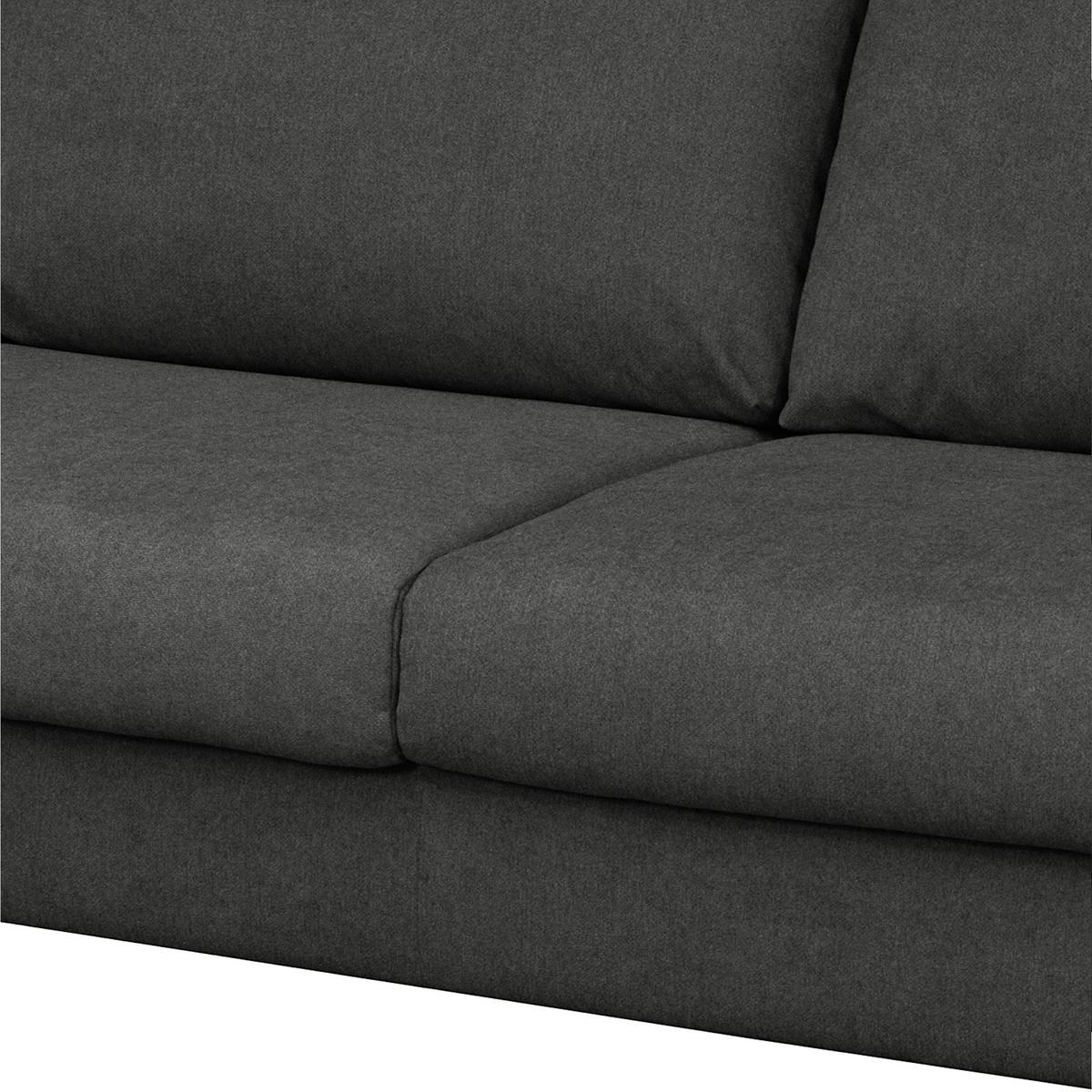 Schlafsofa Winter Anthrazit B: 195 cm - Anthrazit/Buchefarben, Design, Textil (195/90/102cm) - Livetastic