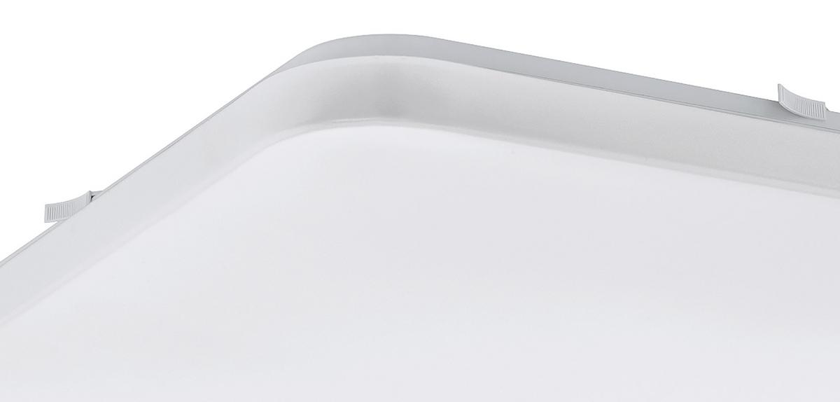 Led-deckenleuchte Frania Ø 43 Cm - Weiß, MODERN, Kunststoff/Metall (43/43/7cm)