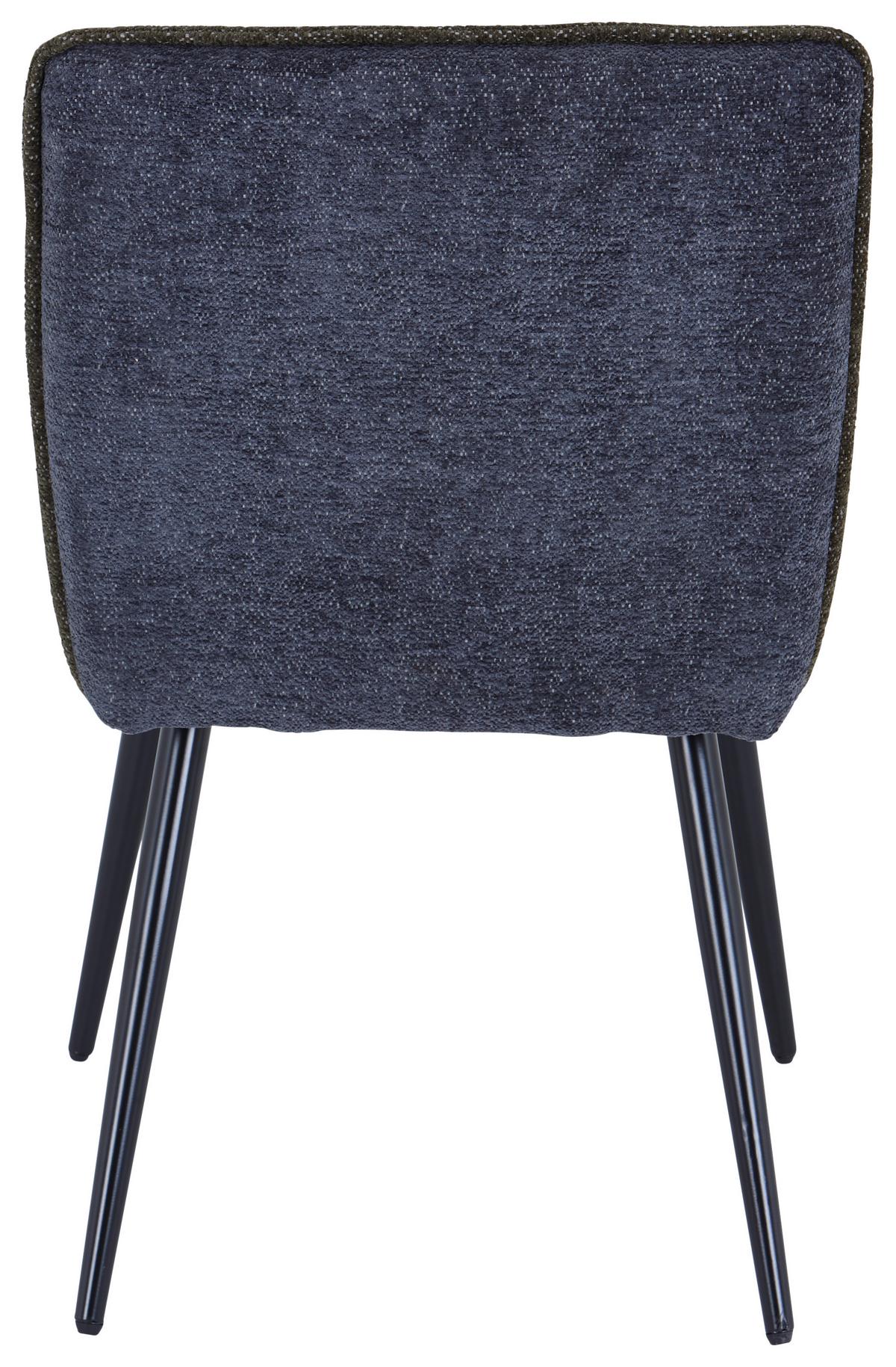 Stuhl Cory - Hellgrau/Schwarz, MODERN, Textil/Metall (57/84/48cm) - MID.YOU