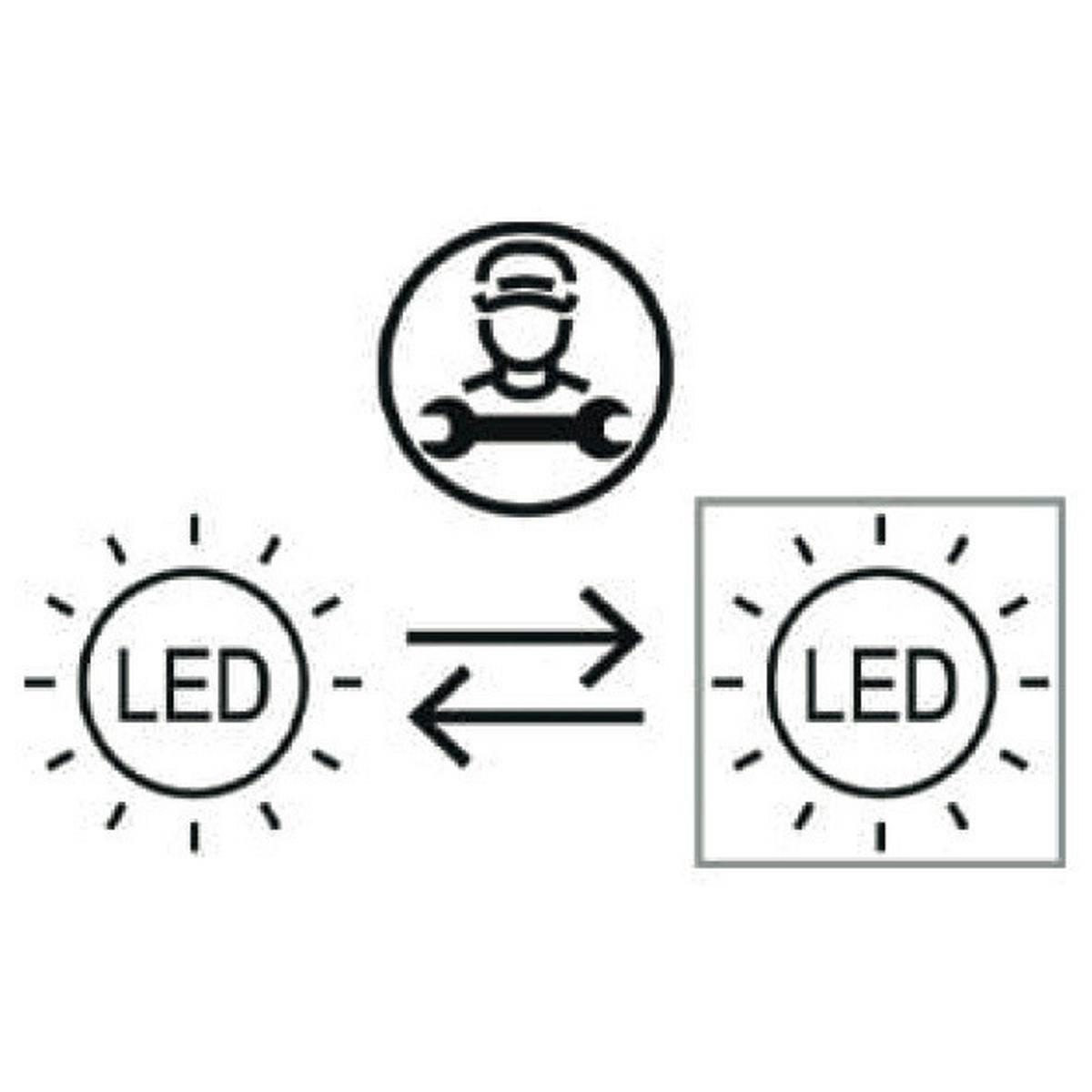 LED-Hängeleuchte 4948/Sn - Schwarz, Design, Kunststoff/Metall (48/100cm)