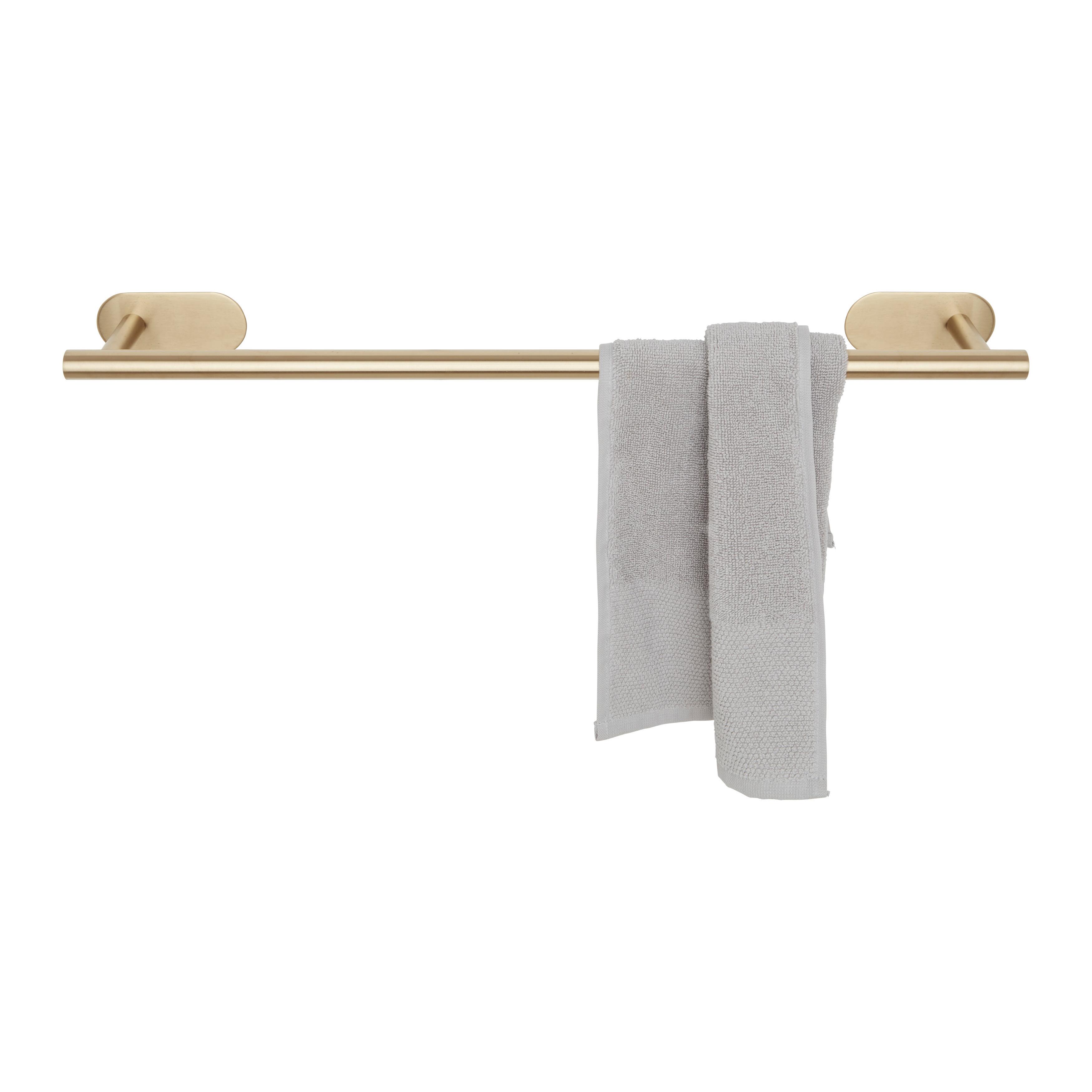 Tyč na uteráky TURBO-LOC -SB- - zlatá, Lifestyle, kov (60/4,5/7cm) - Mömax