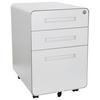Rollcontainer Color Plus I Weiß - Weiß, MODERN, Kunststoff/Metall (40/60/50cm) - MID.YOU