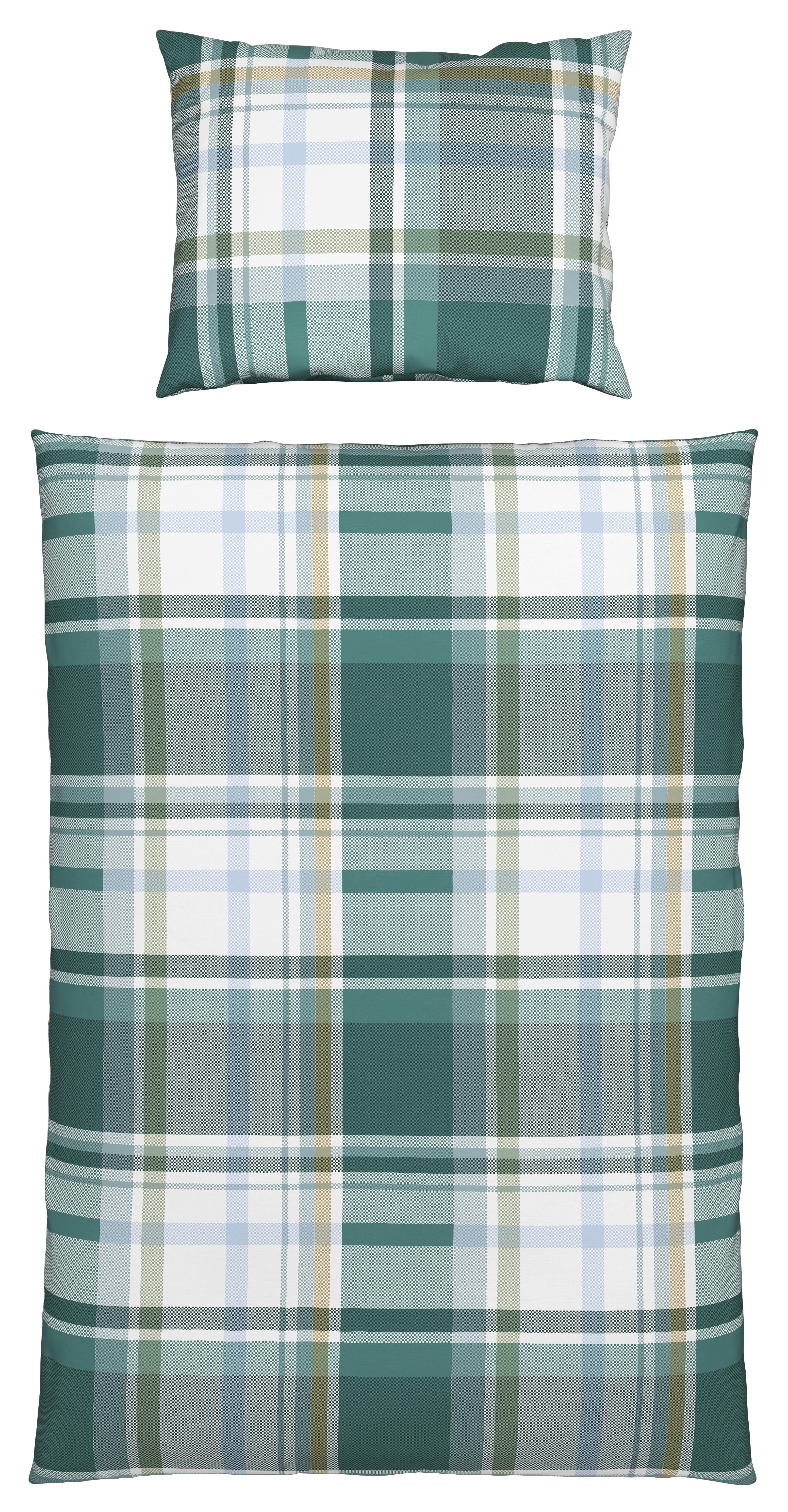 Ágyneműhuzat-garnitúra Pia - zöld, Romantik / Landhaus, textil - James Wood