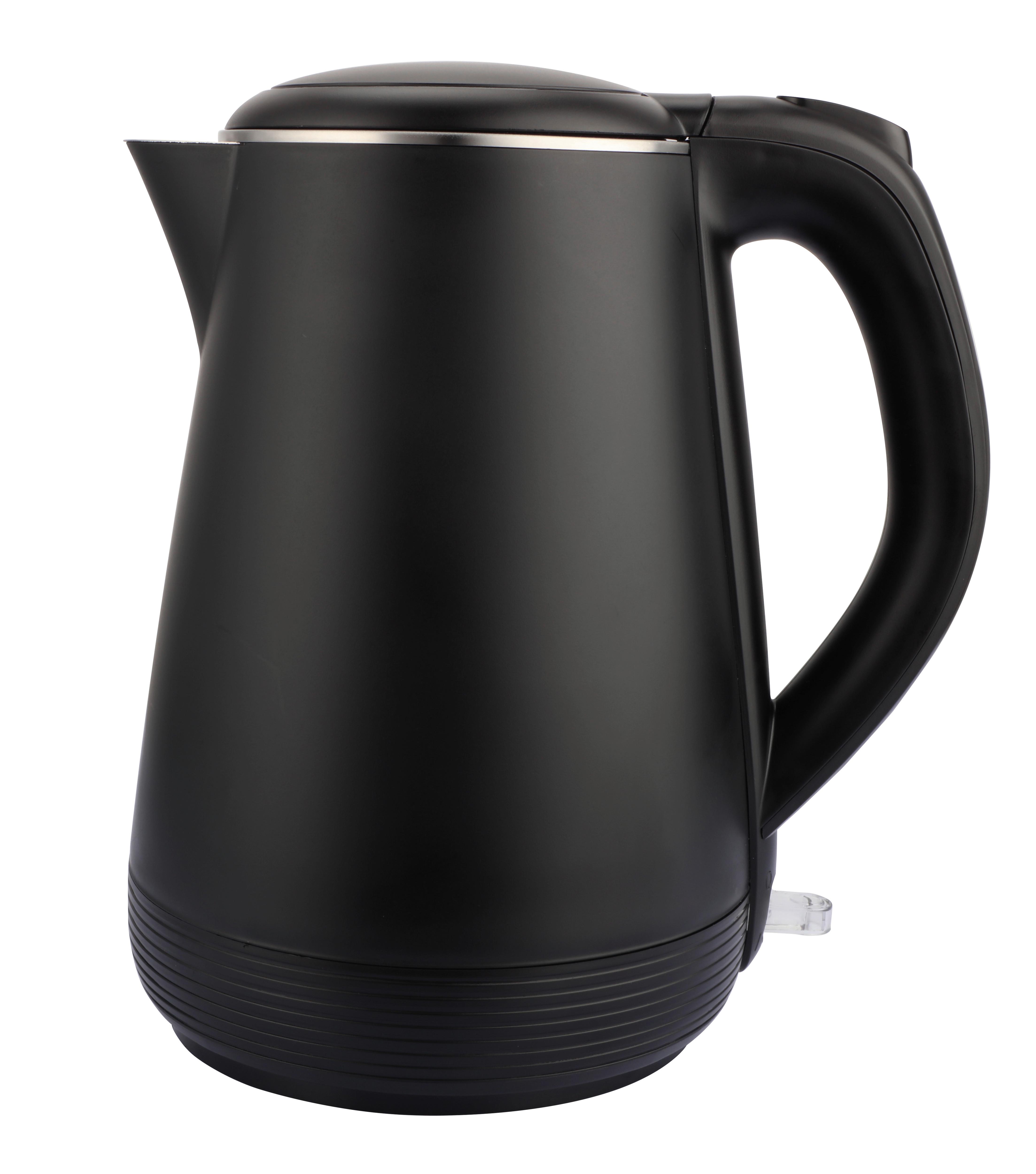 Vízforraló Marina Kb. 1,7l - fekete, Konventionell, műanyag/fém (22,6/16,5/24,8cm) - Bono