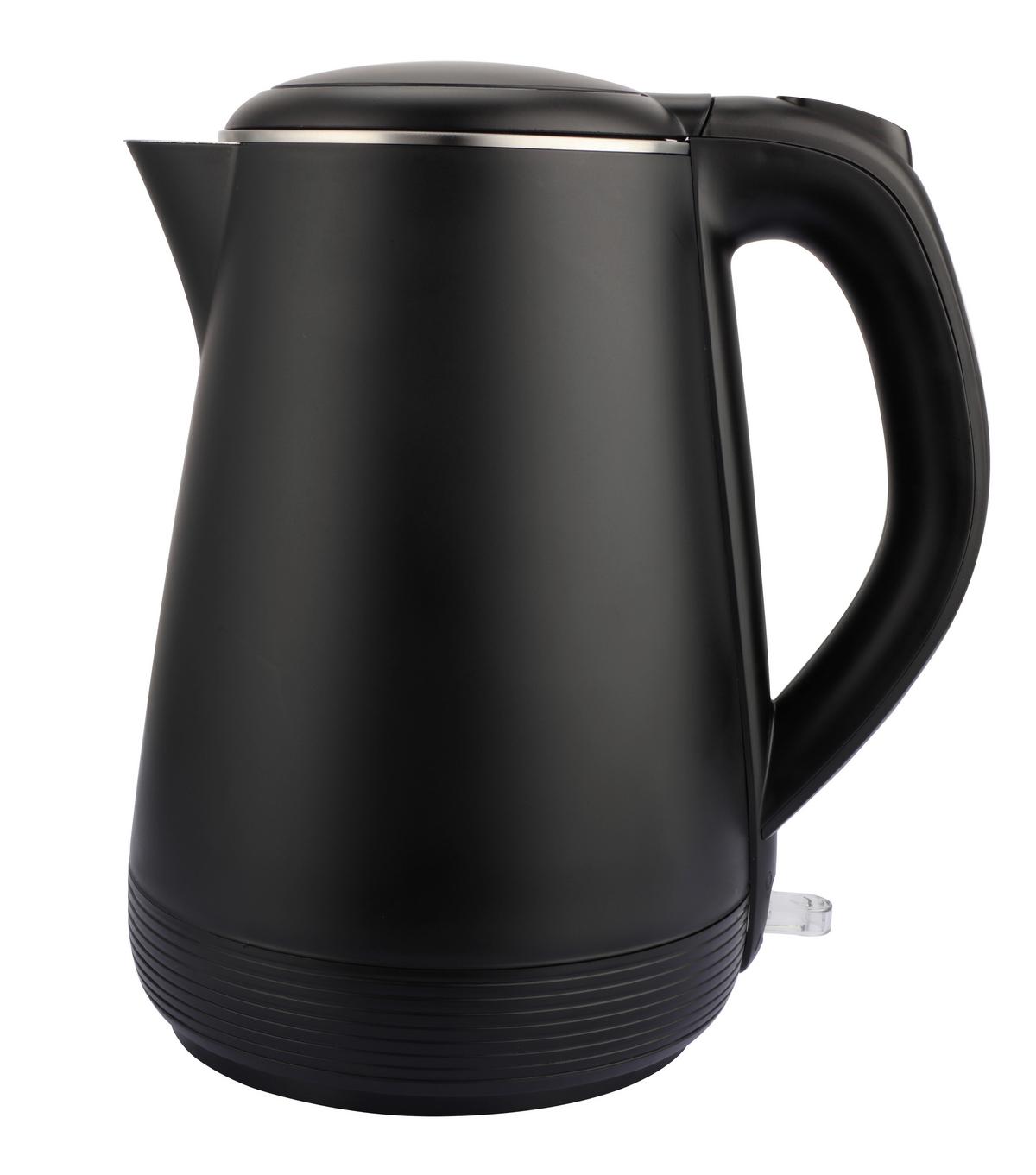 Wasserkocher Marina - Schwarz, KONVENTIONELL, Kunststoff/Metall (22,6/16,5/24,8cm) - Bono