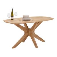 Jídelní stůl Jefferson dub masiv 160cm - divoký dub, Moderní, dřevo (160/75/90cm) - Premium Living