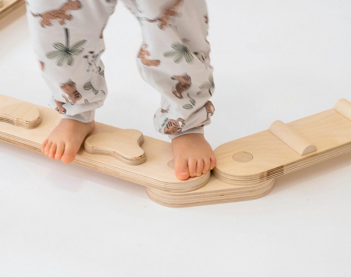 Balanceboard, natur Länge ca 3 Meter - Birkefarben, Basics, Holz (300cm)