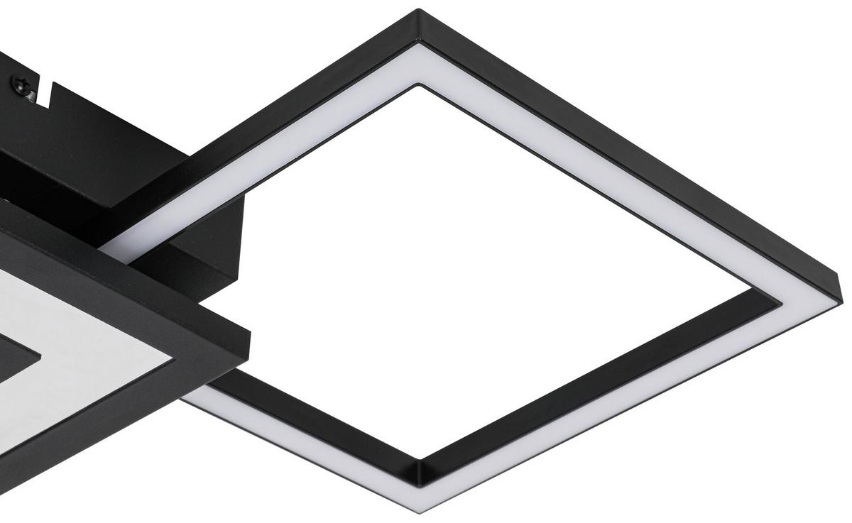 Led Mennyezeti Lámpa Charlotta - fekete, Basics, műanyag/fém (27,8/66/7cm) - Luca Bessoni