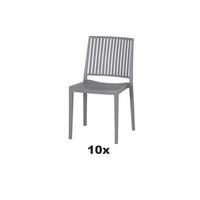 Gartensessel-Set Lane - Grau, Basics, Kunststoff (46/80/56cm) - Siena Garden