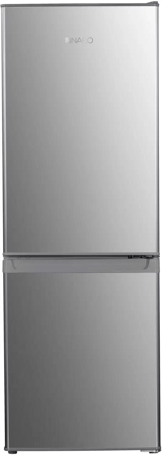 Kühl-gefrier-kombination Nabo Kgk 1755 - Edelstahlfarben, Basics, Metall (49,5/142,5/53cm) - Nabo