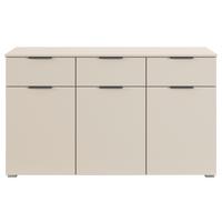 Komoda Alabama Super ALABAMA-SUPER - barvy hliníku/šampaňská, Moderní, kompozitní dřevo (140/81/42cm)