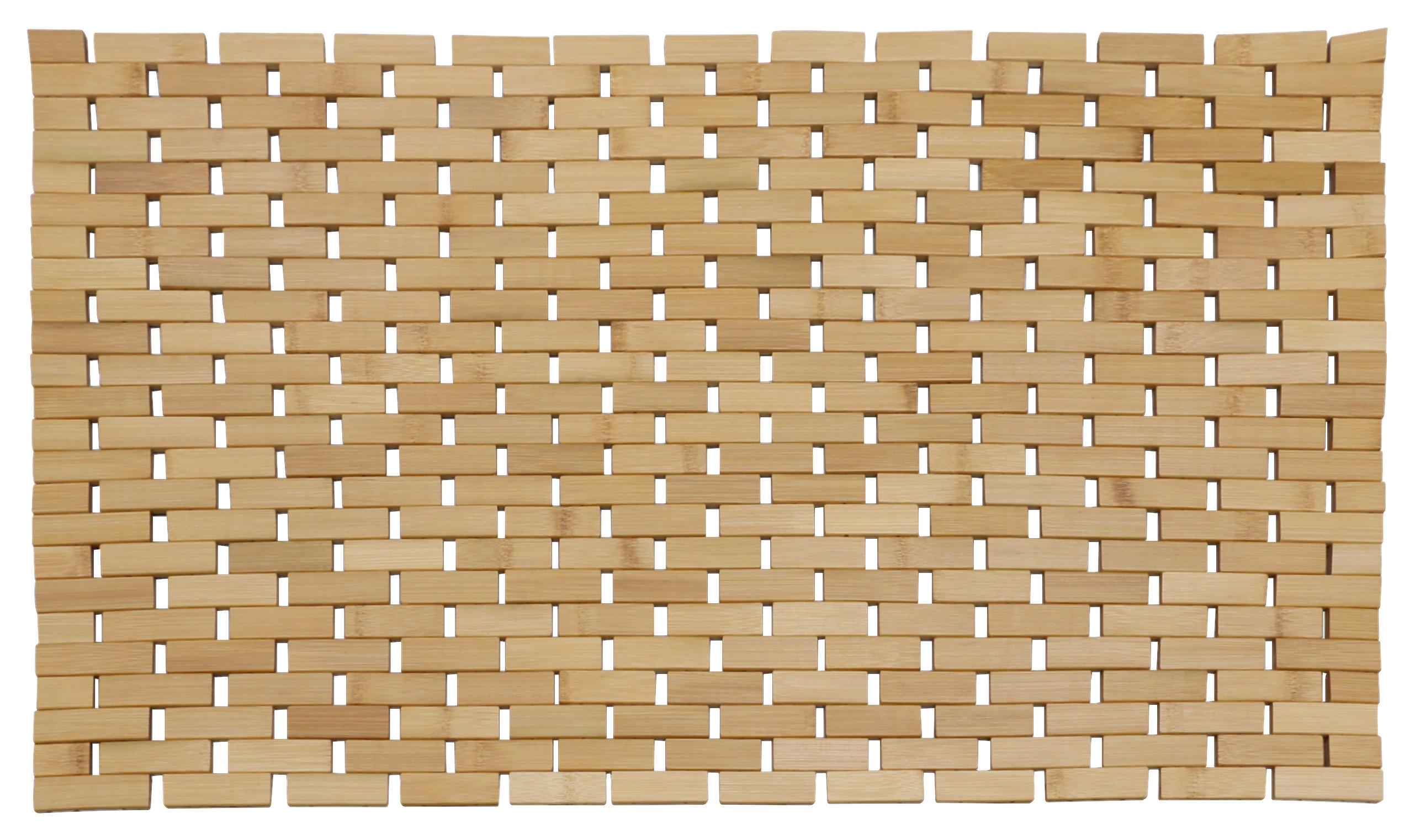 Badematte Bamboo - Naturfarben, MODERN, Textil (50/80cm) - Luca Bessoni