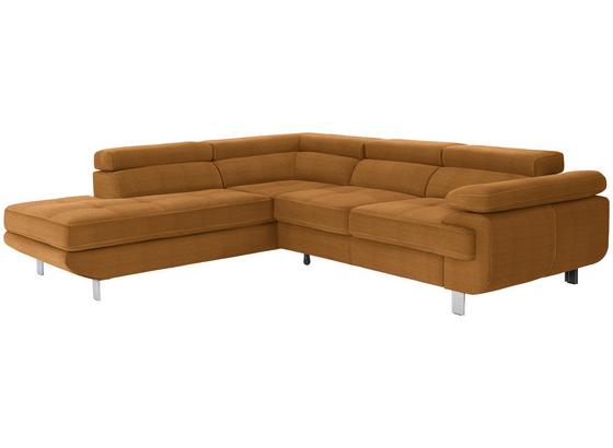 Wohnlandschaft In L-Form Savona 230x280 cm - Orange, MODERN, Textil (230/280cm) - Ombra Wohnlandschaft In L-Form Savona 230x280 cm - Orange, MODERN, Textil (230/280cm) - Ombra