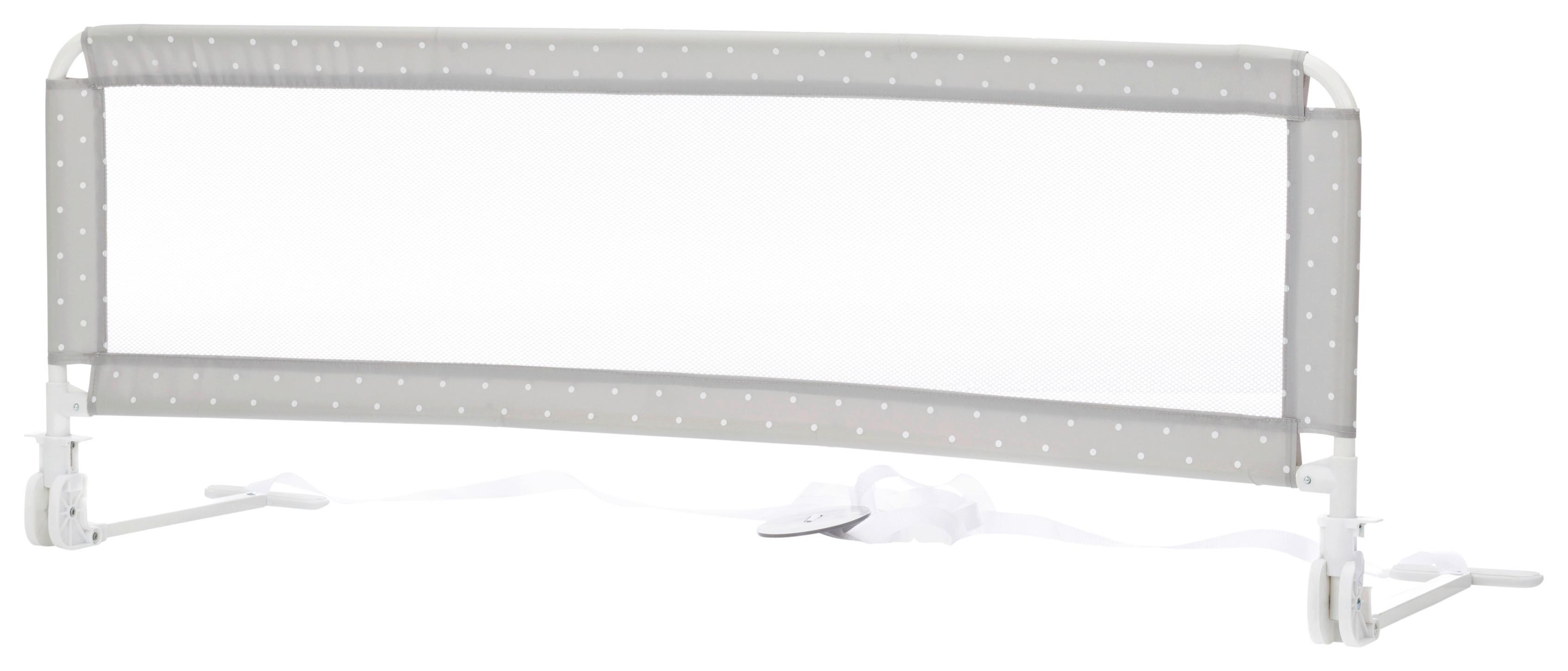 Bettschutzgitter Hugo - Hellgrau, Trend, Kunststoff/Metall (135/50cm) - Fillikid