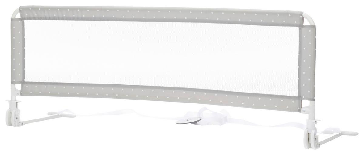 Bettschutzgitter Hugo - Hellgrau, Trend, Kunststoff/Metall (135/50cm) - Fillikid
