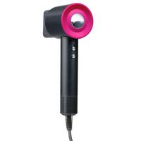 HAARTROCKNER 1600W, Schwarz, Pink - Pink/Schwarz, Basics, Kunststoff/Metall (14,1/8,6/35,3cm)