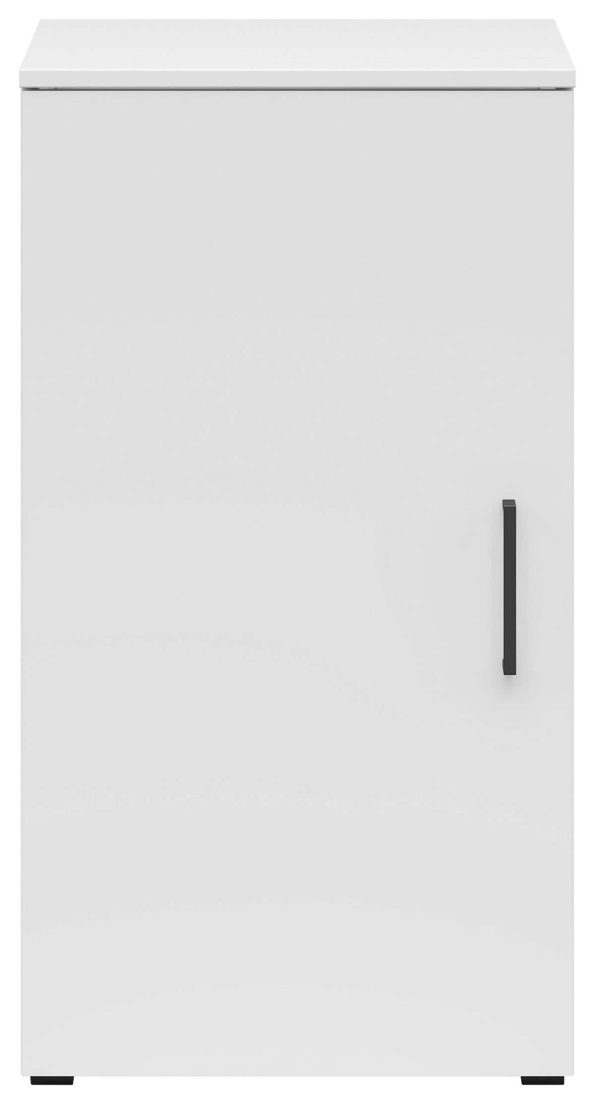 Komoda MULTISTAURAUM š: 45 cm - čierna/biela, Modern, kompozitné drevo/plast (45/83/40cm)