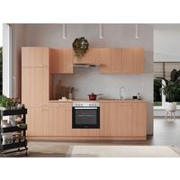 Küchenblock Gerda Küchenblock 270 cm - Buchefarben, Basics, Holzwerkstoff (270cm) - Respekta