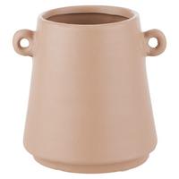 Váza keramická Emma, V: 16,5cm - světle hnědá, Basics, keramika (14/16,5/13,5cm) - Modern Living