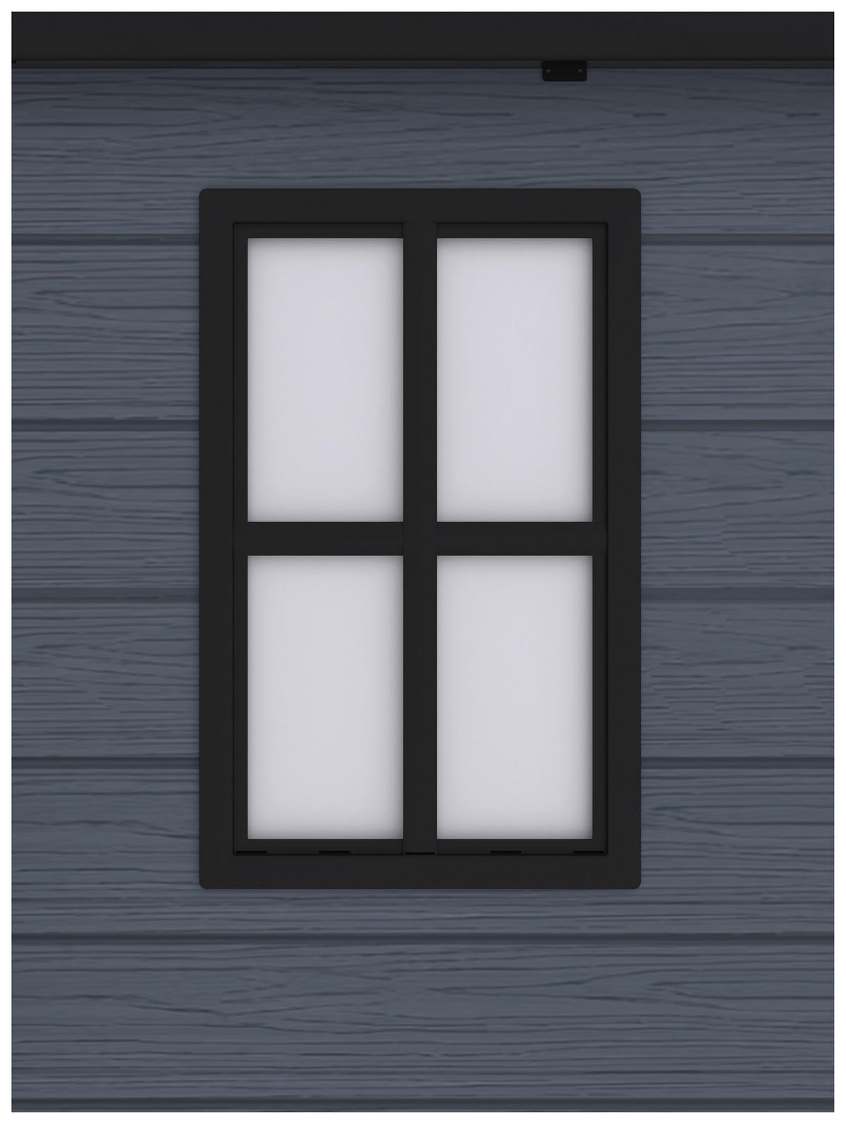 Gartenhaus Nantes - Grau, MODERN, Kunststoff/Metall (182/219/182cm) - Beldano