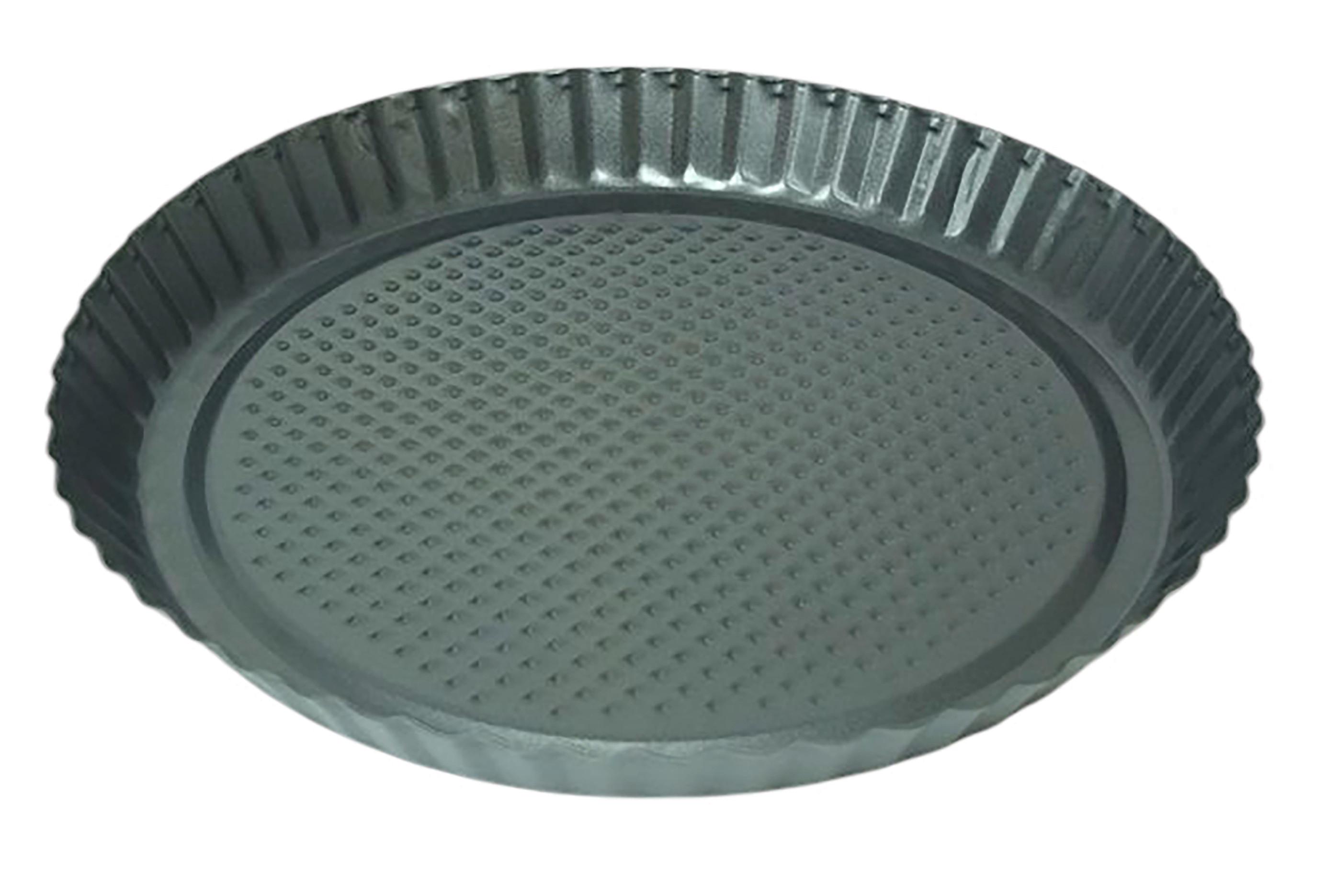 Forma na ovocný koláč P: 28cm - šedá, Konvenční, kov (28/3,2cm) - Mömax