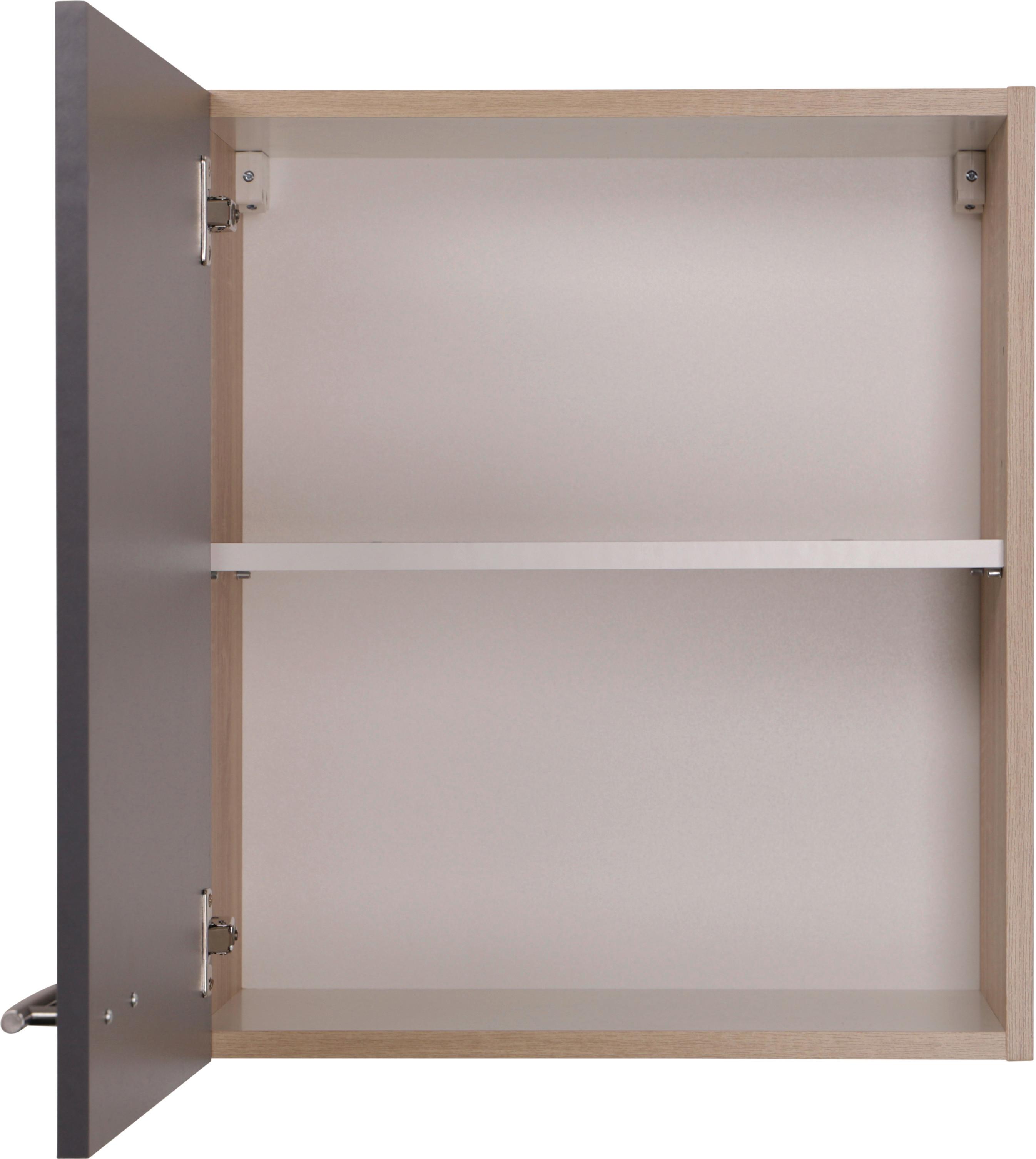 Küchenoberschrank Merle Grau, Eiche Dekor B:50cm - Eichefarben/Grau, Basics, Holzwerkstoff (50/56,1/34,6cm) - Respekta