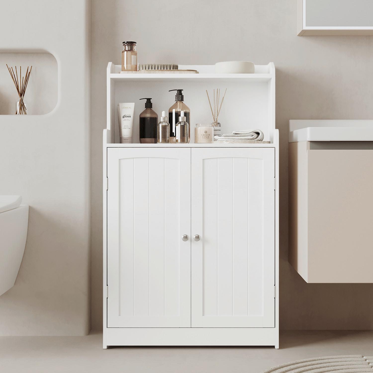 Midischrank Bathroom Cabinet - Weiß, MODERN, Holzwerkstoff (60/100/30cm) - MID.YOU