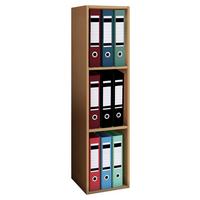 Regál na šanóny Offas buk - farba buka, Design, kompozitné drevo (34/107/29cm) - MID.YOU