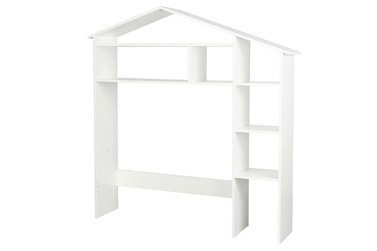 ÜBERBAUREGAL Weiß B: 148cm - Weiß, Design, Holz/Holzwerkstoff (148/155/31cm) - Livetastic