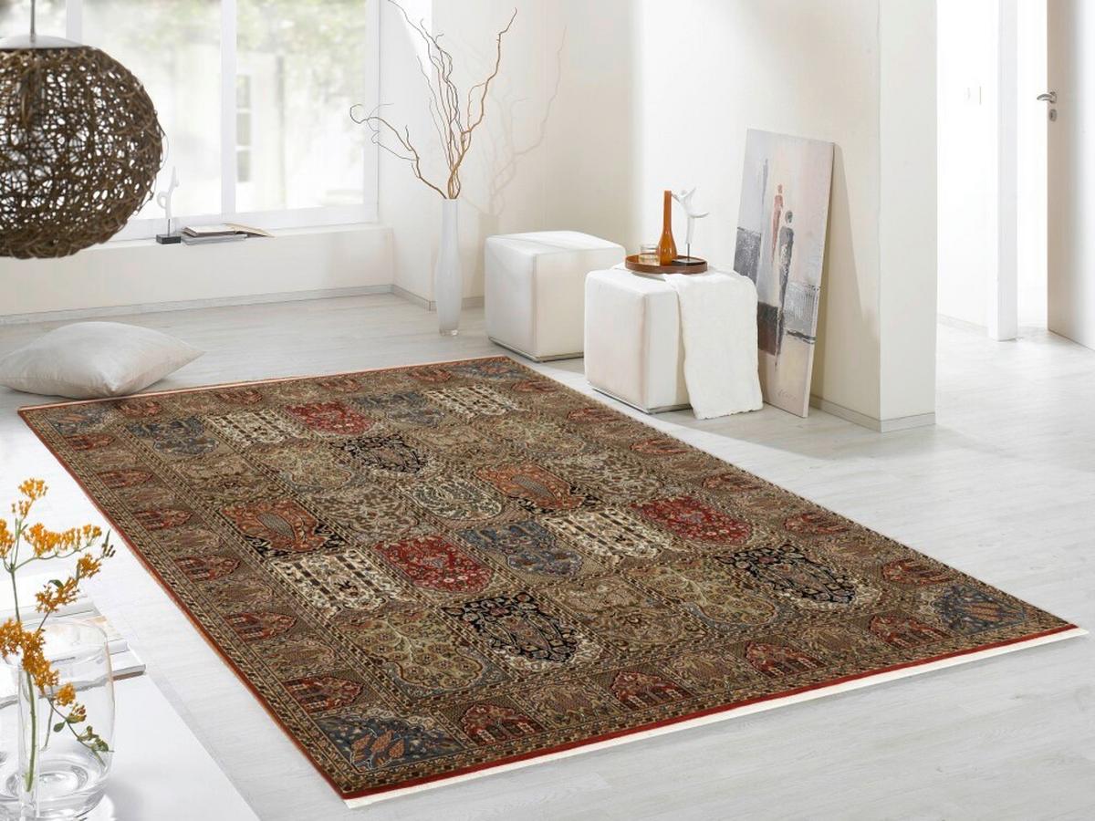 Orientalischer Webteppich Braun/rot Sonam 60x90 Cm - Rot, Basics, Textil (60/90cm) - Cazaris