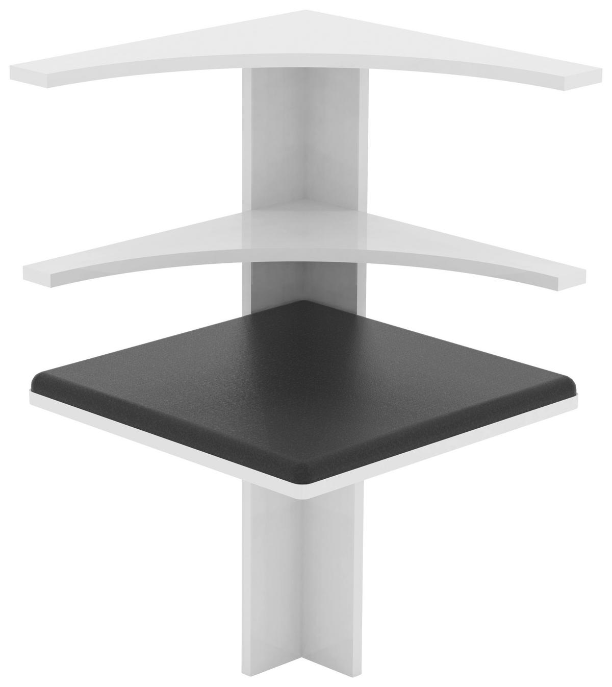 Eckelement Esal Weiß B: 43 Cm Esal - Weiß, MODERN, Holzwerkstoff (43/78/43cm) - MID.YOU