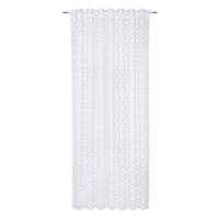 Hotový závěs Stella, 140/245cm, bílá - bílá, Romantický / Rustikální, textil (140/245cm) - Mömax