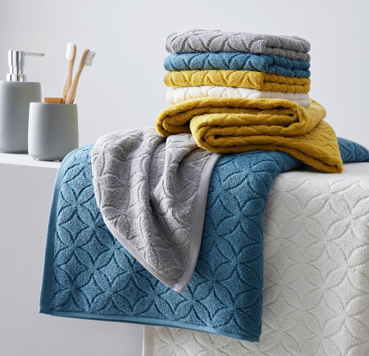RUČNÍK Naime, 50/100cm, modrá - modrá, Lifestyle, textil (50/100cm) - Modern Living