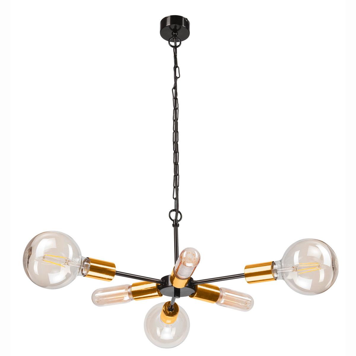 Hängeleuchte 42770 Starla - Goldfarben, Design (74/34/74cm)