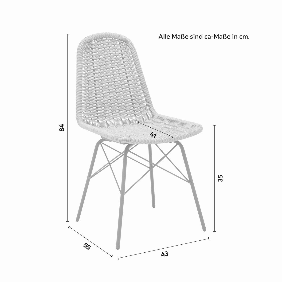 Zahradní souprava ZOPHIA - šedá/tmavě šedá, Moderní, kov/plast (180/74/90cm) - Bessagi Garden